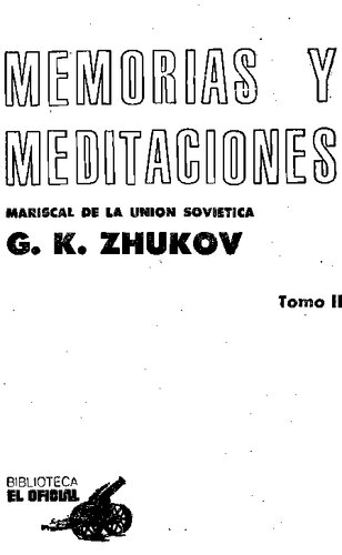 Memorias y Meditaciones - Tomo II