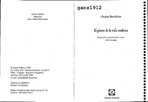 El pintor de la vida moderna