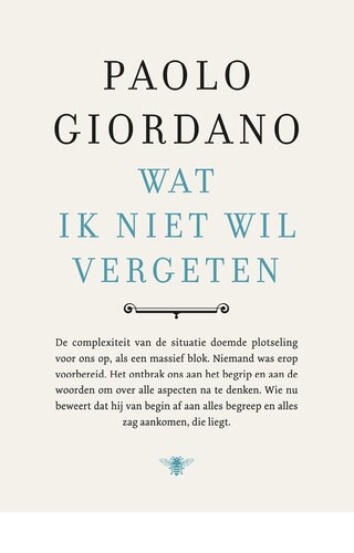 Wat ik niet wil vergeten