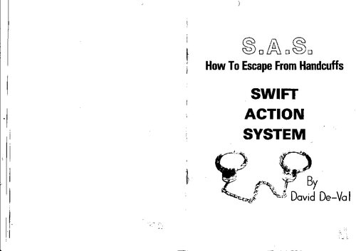 Swift Action System - How to Escape From Handcuffs