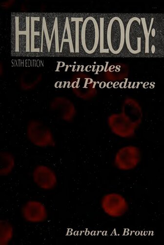 Hematology: Principles and Procedures