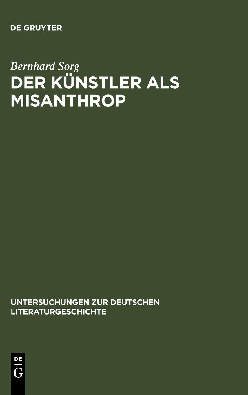 Der Künstler als Misanthrop