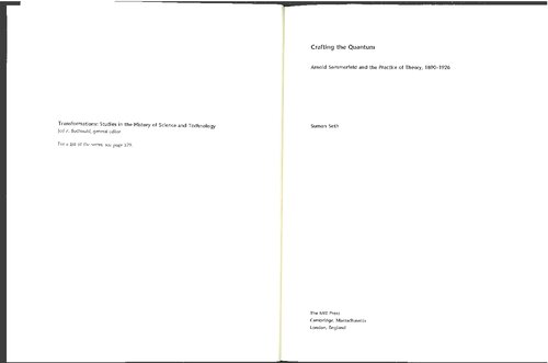 Crafting the Quantum: Arnold Sommerfeld and the Practice of Theory, 1890-1926