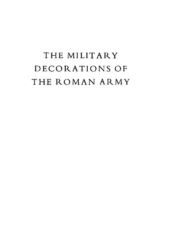 The Military Decorations of the Roman Army