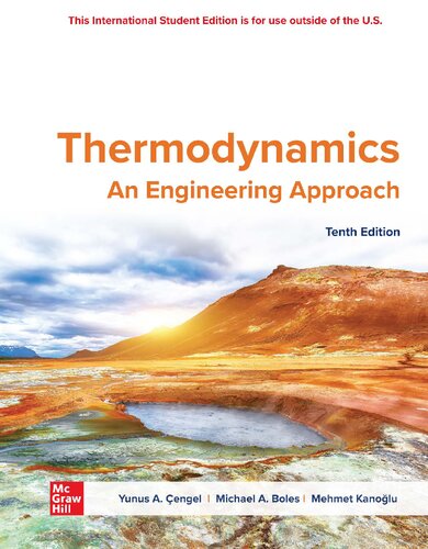 Thermodynamics: An Engineering Approach
