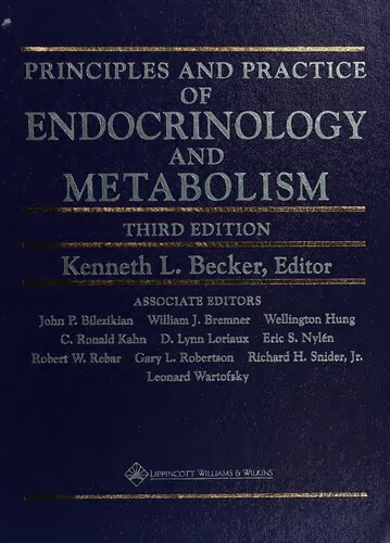 Principles and Practice of Endocrinology and Metabolism