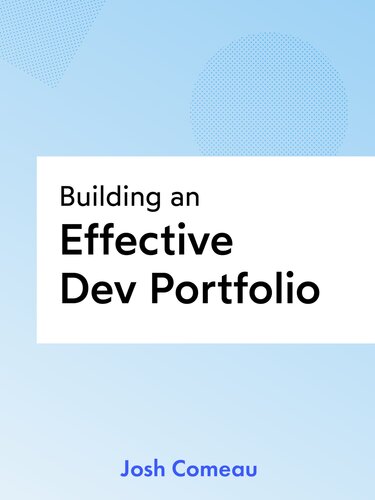Building an Effective Dev Portfolio