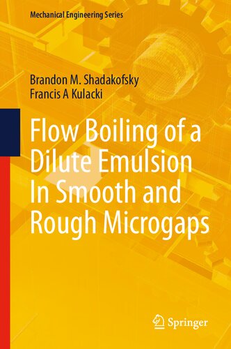 Flow Boiling of a Dilute Emulsion In Smooth and Rough Microgaps