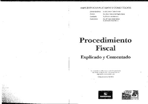 Procedimiento Fiscal. Explicado y comentado