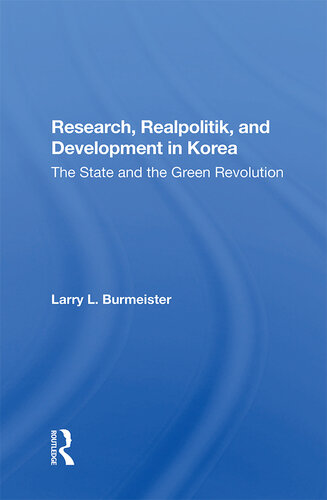Research Realpolitik and Development in Korea
