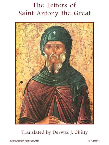 The Letters Of Saint Antony The Great