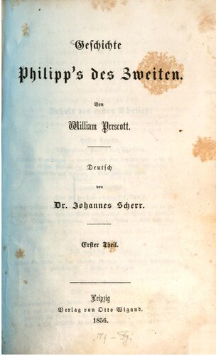 Geschichte Philipps des Zweiten