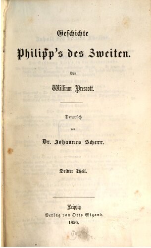 Geschichte Philipps des Zweiten