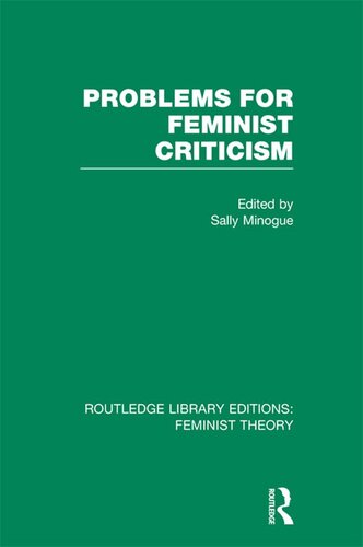 Problems for Feminist Criticism
