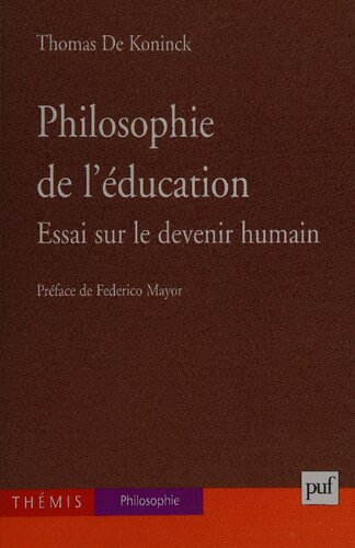 Philosophie de l'éducation