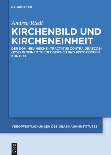 Kirchenbild und Kircheneinheit: Der dominikanische 