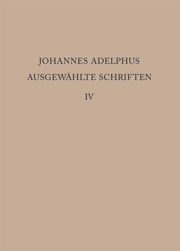 Ausgewählte Schriften: Band 4 Realienband