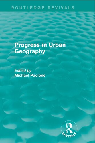 Progress in Urban Geography