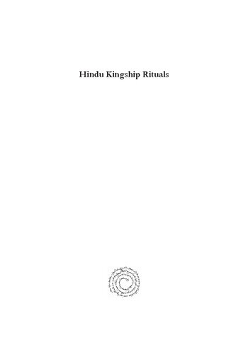 Hindu Kingship Rituals: Power Relation and Historical Evolution