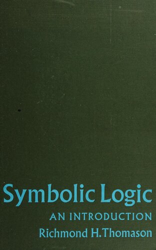 Symbolic Logic: An Introduction
