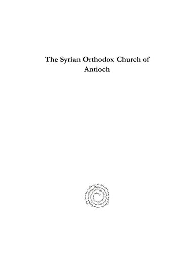 The Syrian Orthodox Church of Antioch