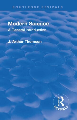 Modern Science: A General Introduction