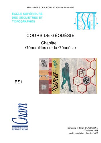 Cours de Géodésie