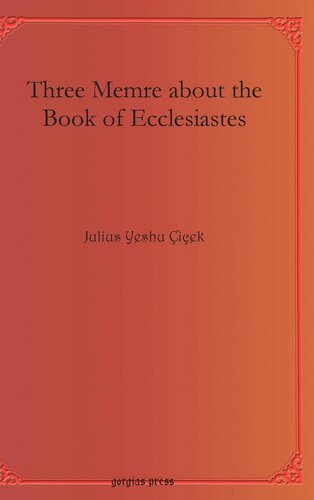 Three Memre about the Book of Ecclesiastes (Syriac Edition)