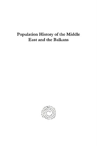 Population History of the Middle East and the Balkans