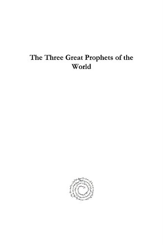 The Three Great Prophets of the World