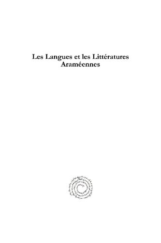 Les Langues Et Les Litt�ratures Aram�ennes