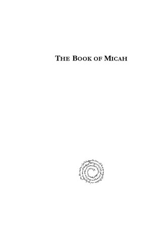 The Book of Micah