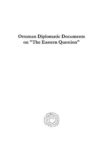 Ottoman Diplomatic Documents on 