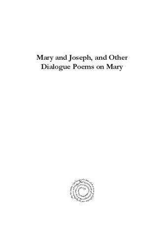 Mary and Joseph, and Other Dialogue Poems on Mary