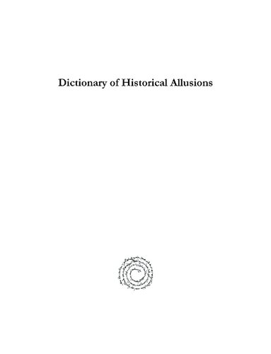 Dictionary of Historical Allusions