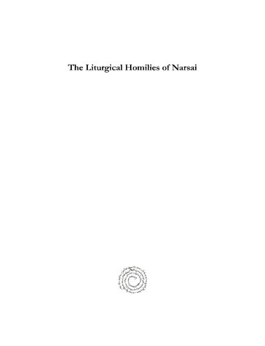 The Liturgical Homilies of Narsai
