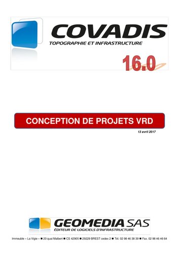 Conception de projets VRD
