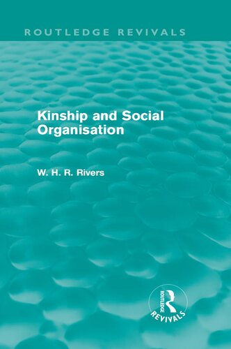 Kinship and Social Organisation
