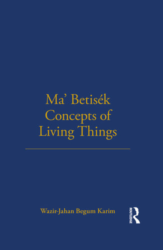 Ma' Betisek Concepts of Living Things