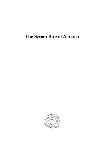 The Syrian Rite of Antioch