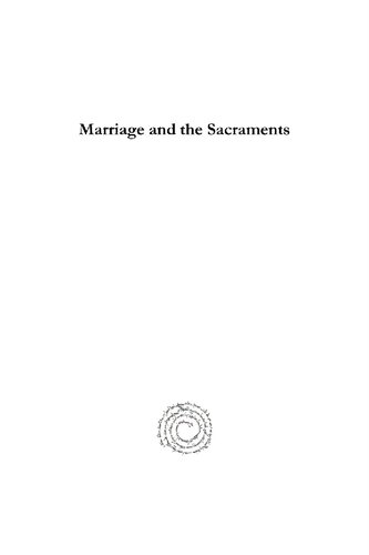 Marriage and the Sacraments