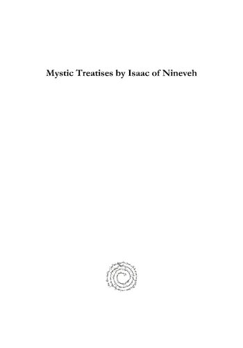 Mystic Treatises by Isaac of Nineveh