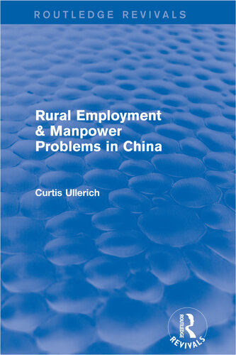 Rural Employment manpower problems in China