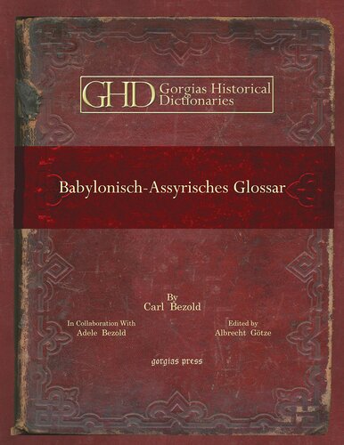Babylonisch-Assyrisches Glossar
