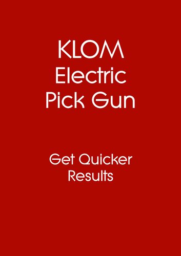 KLOM Electric Pick Gun Guide
