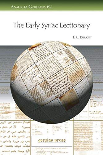 The Early Syriac Lectionary