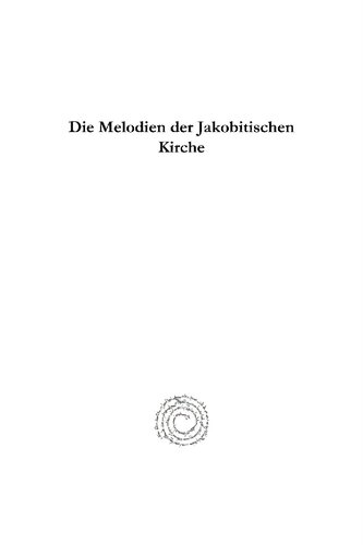 Die Melodien Der Jakobitischen Kirche