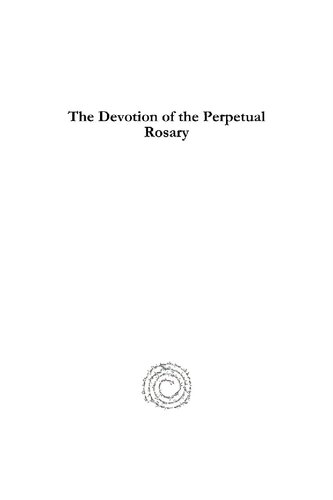 The Devotion of the Perpetual Rosary