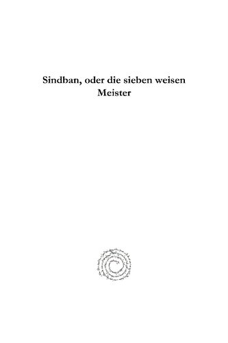 Sindban, Oder Die Sieben Weisen Meister