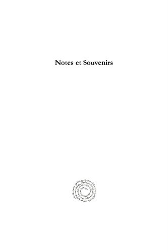 Notes Et Souvenirs
